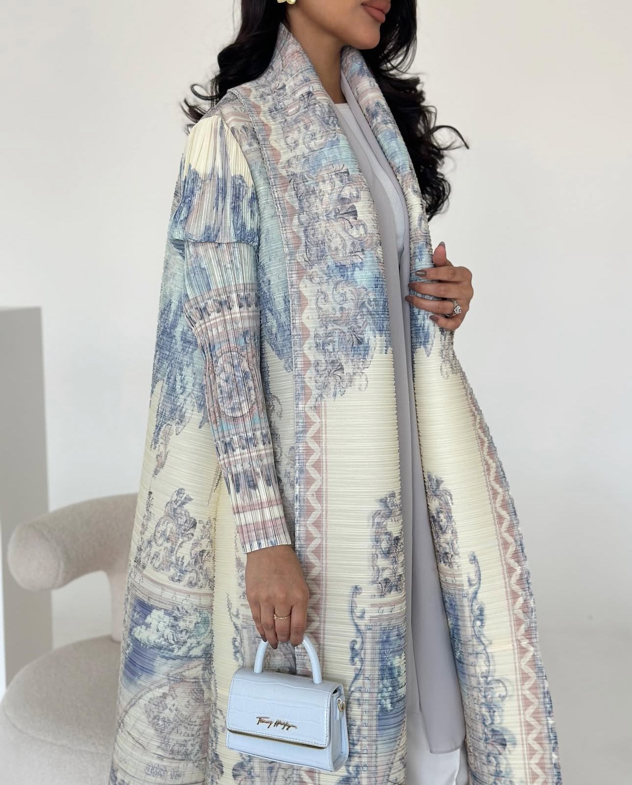 Ivory Porcelain Abaya