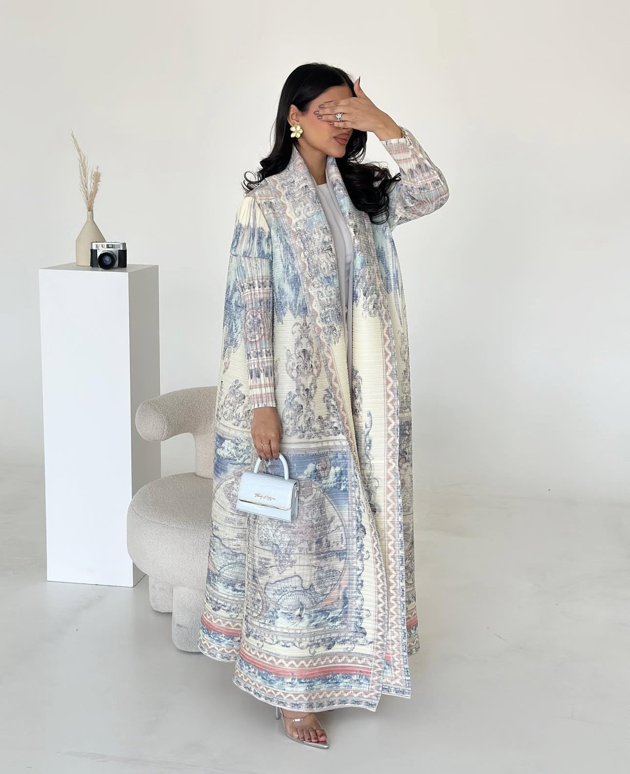 Ivory Porcelain Abaya