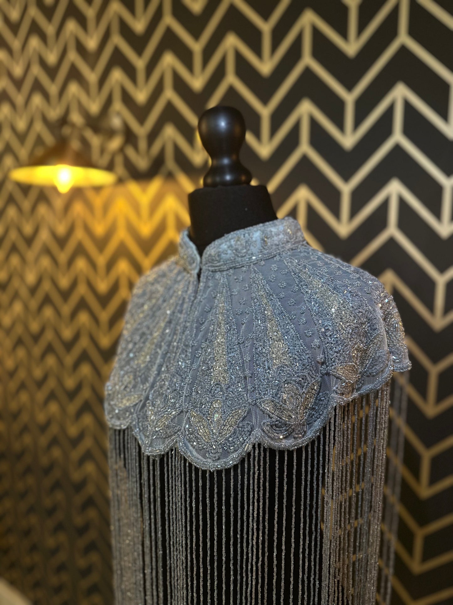 Moonlit Silver Cape