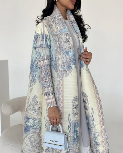 Ivory Porcelain Abaya