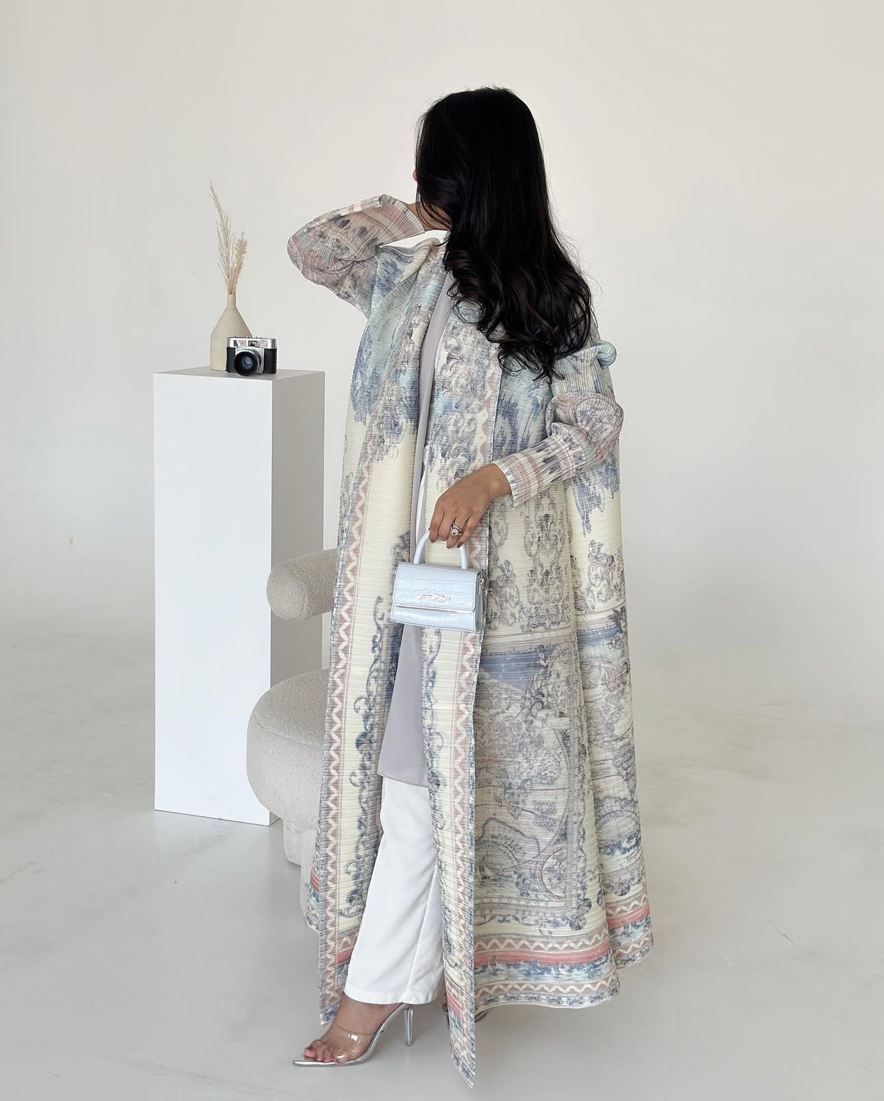 Ivory Porcelain Abaya