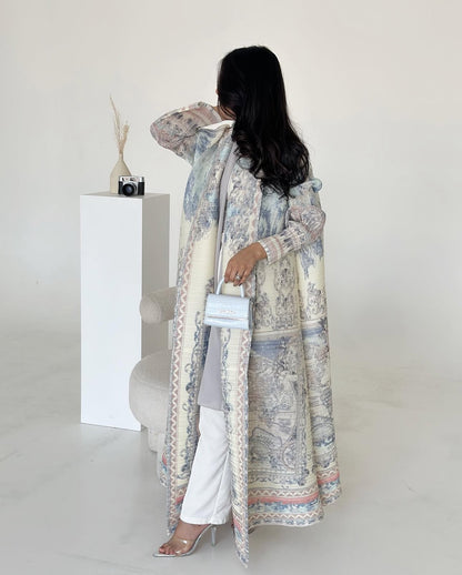 Ivory Porcelain Abaya