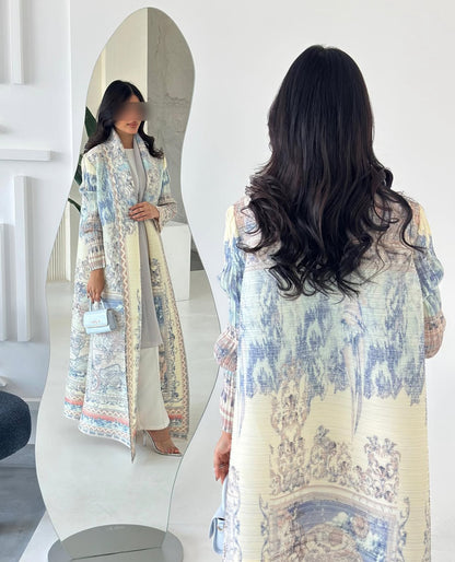 Ivory Porcelain Abaya